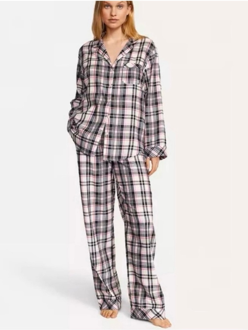 Victoria's Secret Flannel Size XL 2pc PJ Set (NWT)